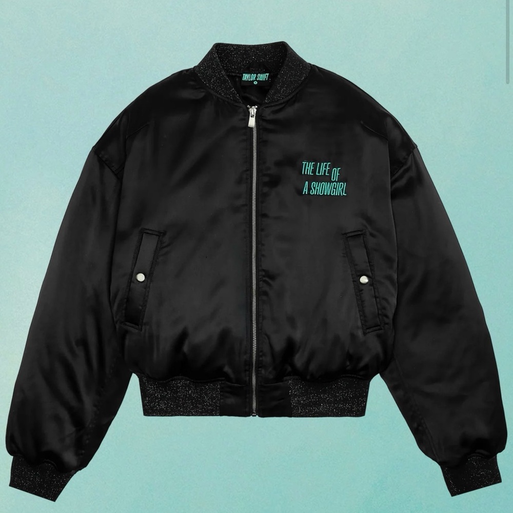 Taylor Swift Black Bomber Jacket